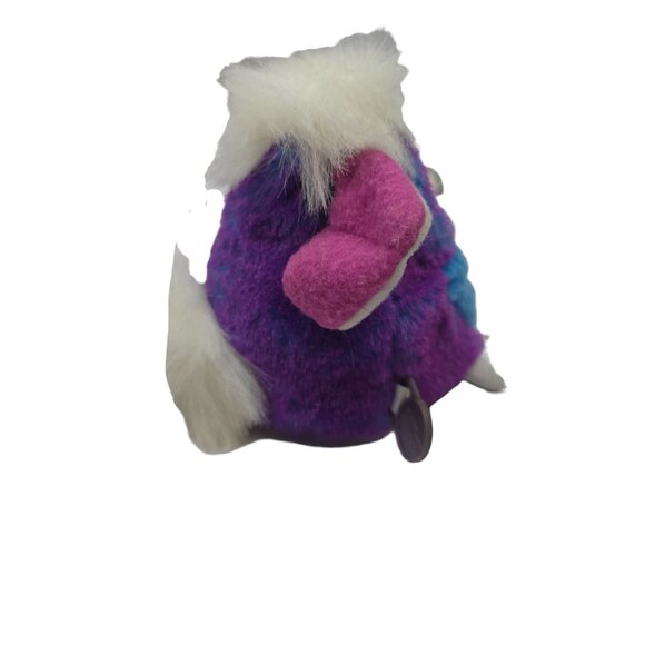 1999 Furby Babies Interactive Toy Pink Purple White Fur Tiger Electronics w/ Tag - Picture 5 of 11